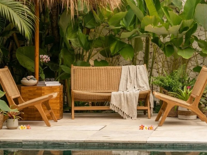Conjunto Lounge Tropical Bananeira Torcida